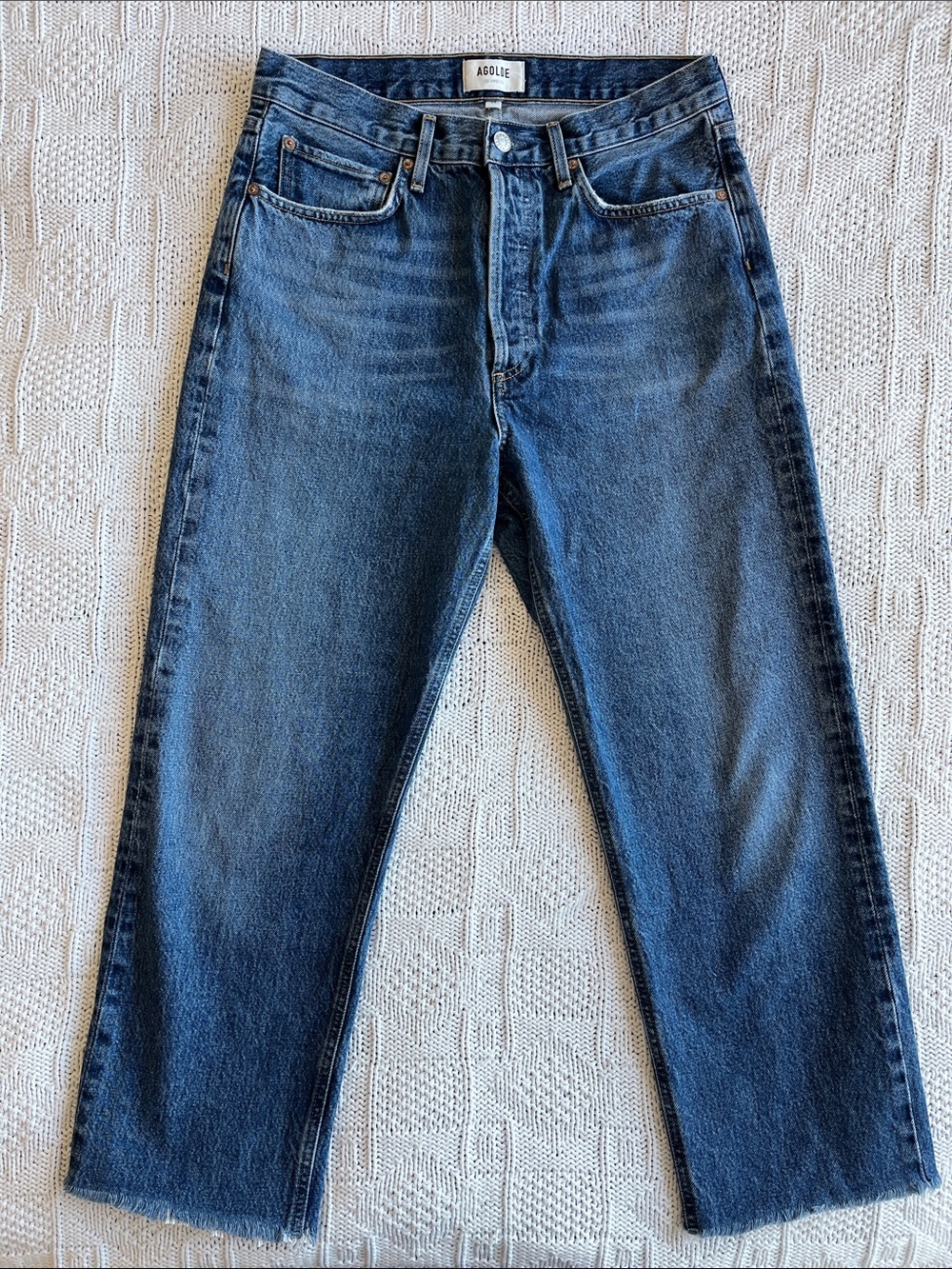 Agolde 90s Jean in Imagine Sz 28 Raw Hem 25" inseam